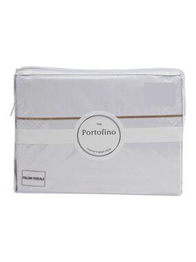Portofino MADE IN ITALY 200tc Cotton Percale Luxury Sheet Set